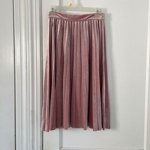 Midi Velvet Skirt